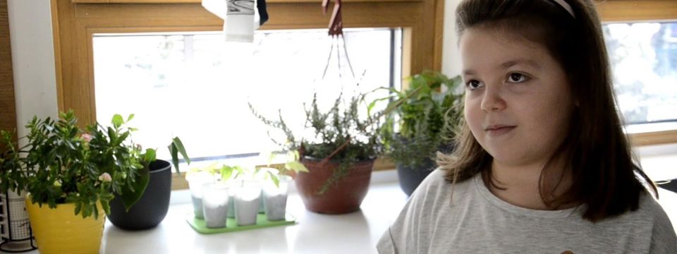 Najmlađa urbana baštovanka sa Zvezdare