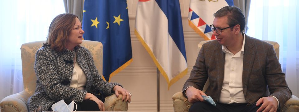 Oproštajna poseta regionalne direktorke Evropske banke za obnovu i razvoj (EBRD) za Zapadni Balkan