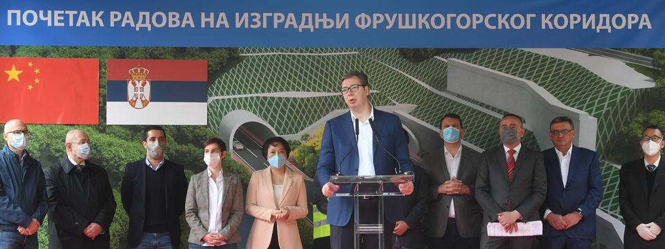 Predsednik Vučić prisustvovao ceremoniji početka radova na izgradnji Fruškogorskog koridora