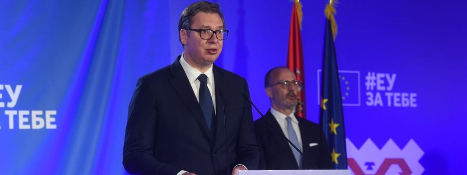 Председник Вучић на свечаном пријему поводом Дана Европе