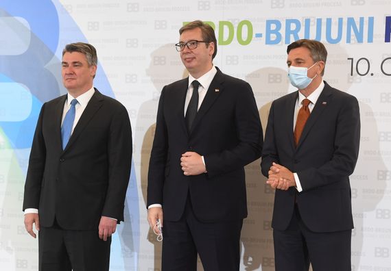 Predsednik Republike Srbije Aleksandar Vučić boravio je u Republici Sloveniji, gde je učestvovao na sastanku lidera Brdo – Brioni procesa.