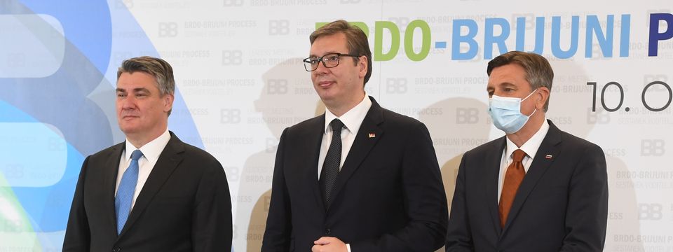 Predsednik Republike Srbije Aleksandar Vučić boravio je u Republici Sloveniji, gde je učestvovao na sastanku lidera Brdo – Brioni procesa.