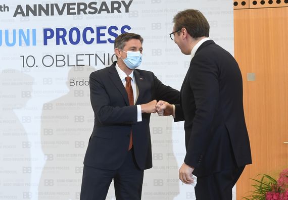 Predsednik Republike Srbije Aleksandar Vučić boravio je u Republici Sloveniji, gde je učestvovao na sastanku lidera Brdo – Brioni procesa.