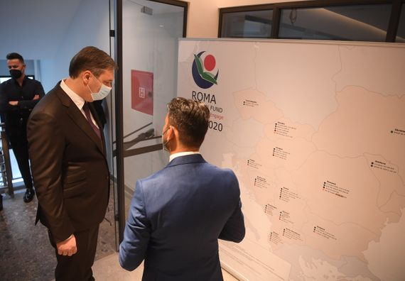 Predsednik Vučić prisustvovao otvaranju Evropskog romskog instituta za umetnost i kulturu i Romskog obrazovnog fonda