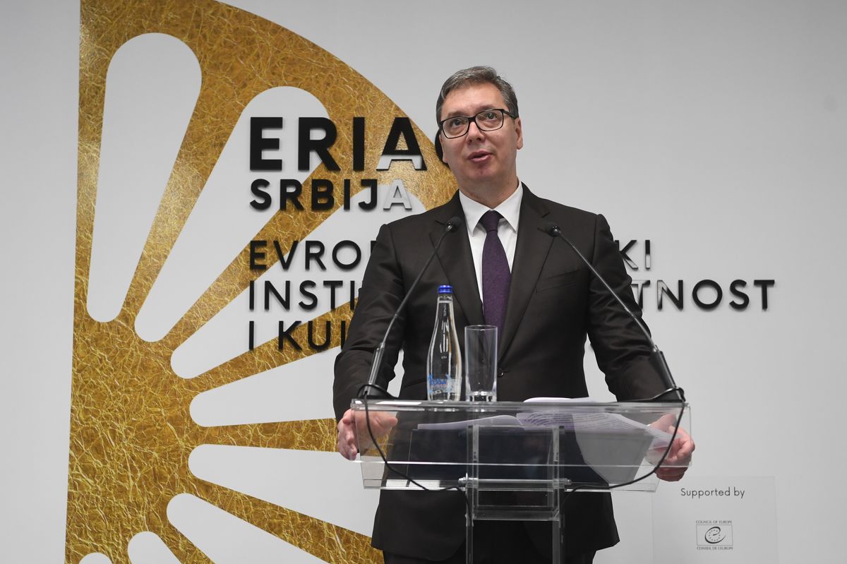 Predsednik Vučić prisustvovao otvaranju Evropskog romskog instituta za umetnost i kulturu i Romskog obrazovnog fonda