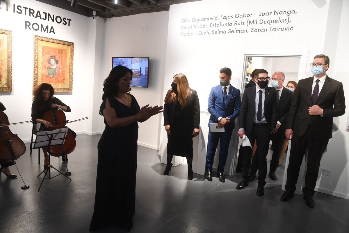 Председник Вучић присуствовао отварању Европског ромског института за уметност и културу и Ромског образовног фонда