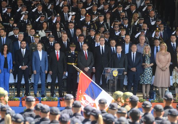 Predsednik Vučić na centralnoj manifestaciji povodom proslave Dana policije