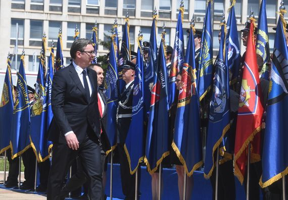 Predsednik Vučić na centralnoj manifestaciji povodom proslave Dana policije