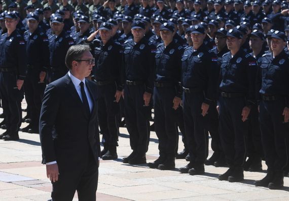 Predsednik Vučić na centralnoj manifestaciji povodom proslave Dana policije