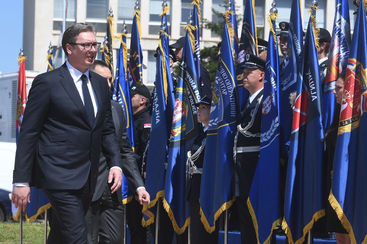 Predsednik Vučić na centralnoj manifestaciji povodom proslave Dana policije