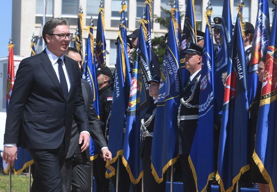 Predsednik Vučić na centralnoj manifestaciji povodom proslave Dana policije