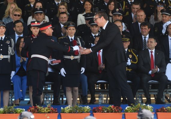 Predsednik Vučić na centralnoj manifestaciji povodom proslave Dana policije