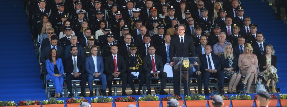 Predsednik Vučić na centralnoj manifestaciji povodom proslave Dana policije