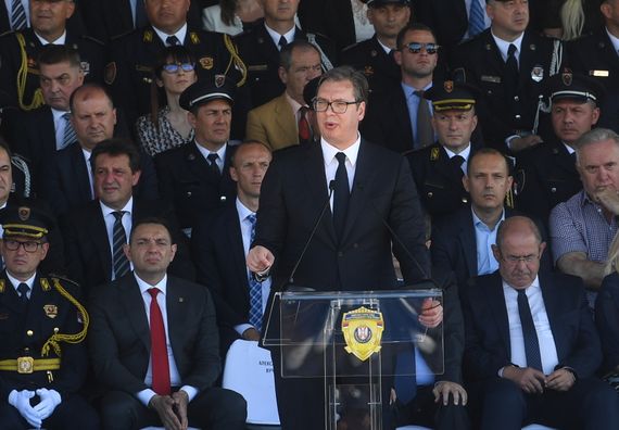 Predsednik Vučić na centralnoj manifestaciji povodom proslave Dana policije