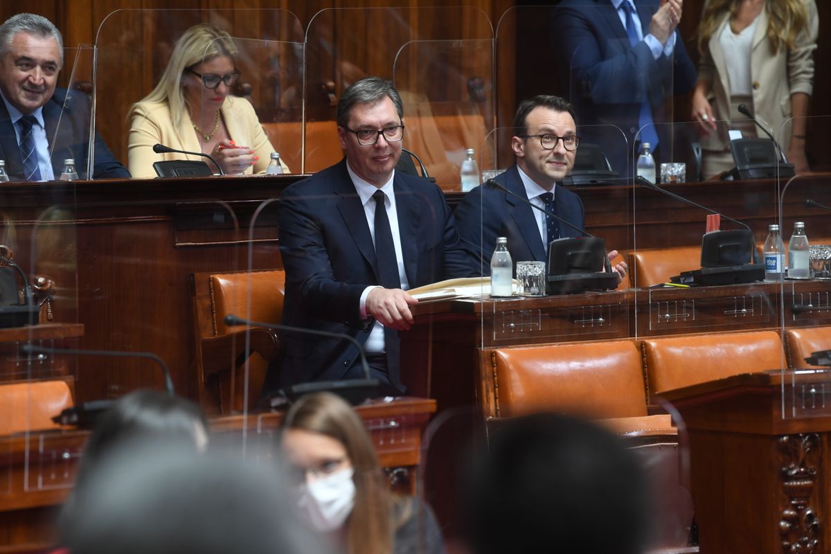 Obraćanje predsednika Vučića u Narodnoj skupštini Republike Srbije