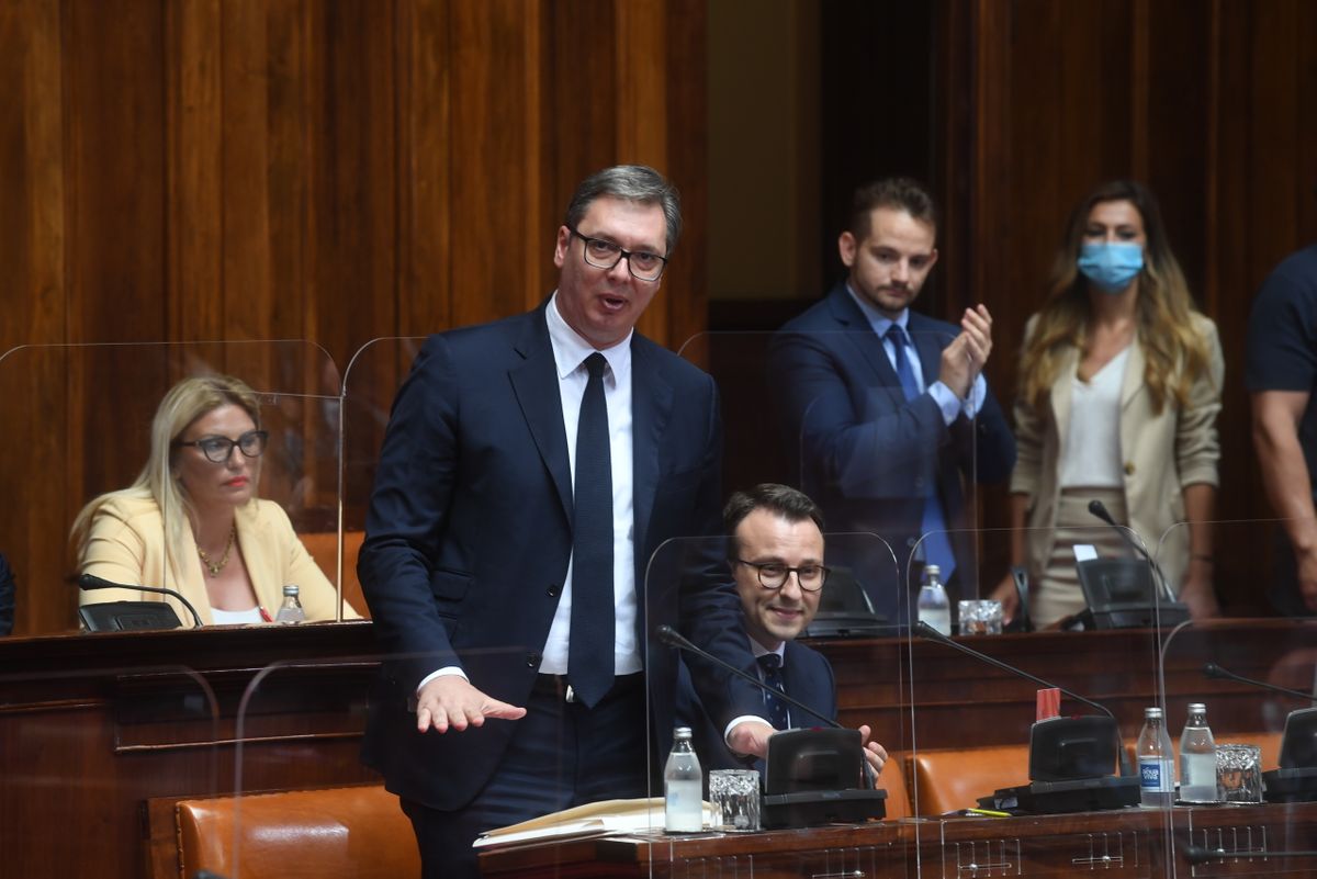 Obraćanje predsednika Vučića u Narodnoj skupštini Republike Srbije