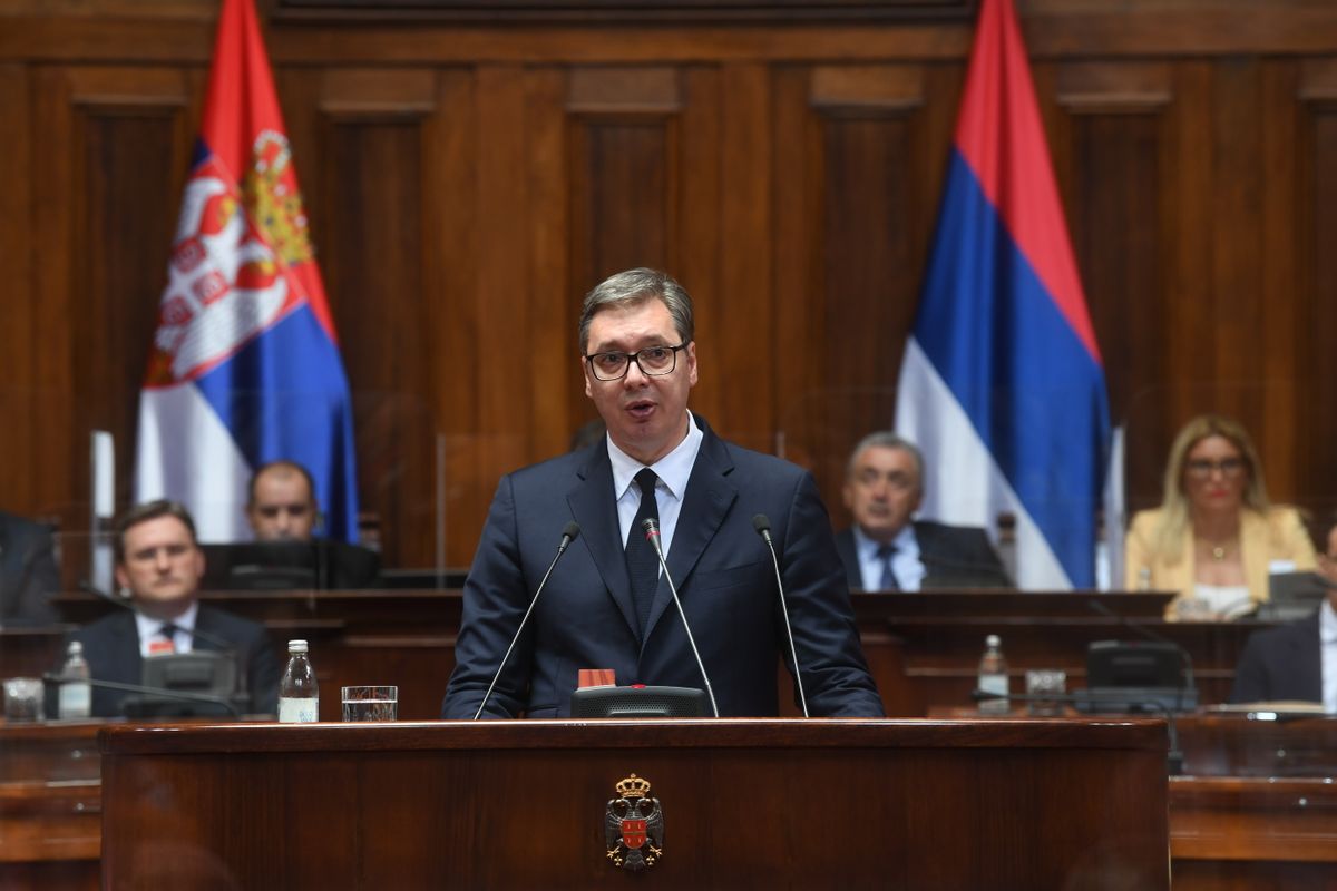 Obraćanje predsednika Vučića u Narodnoj skupštini Republike Srbije