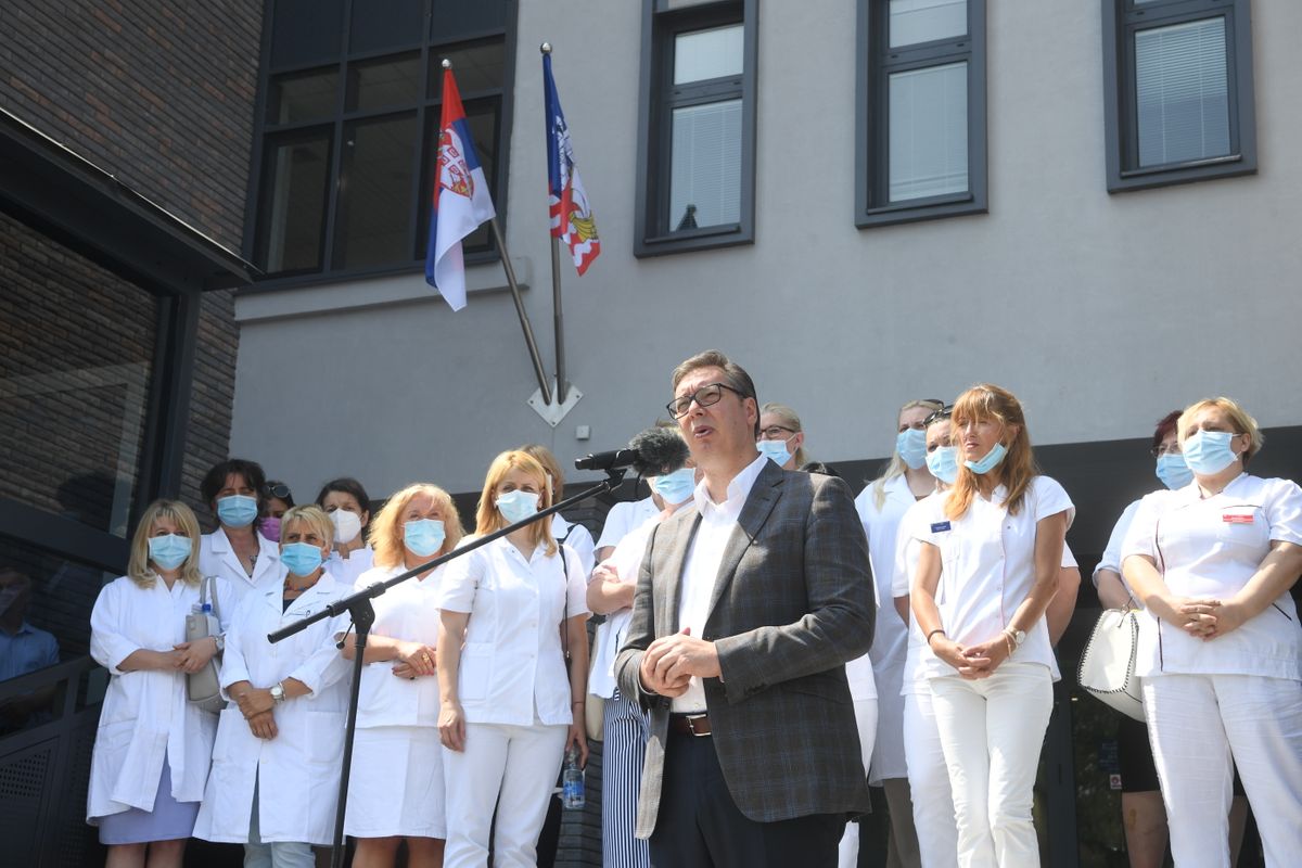 Председник Вучић присуствоваo отварању Здравствене станице Борча