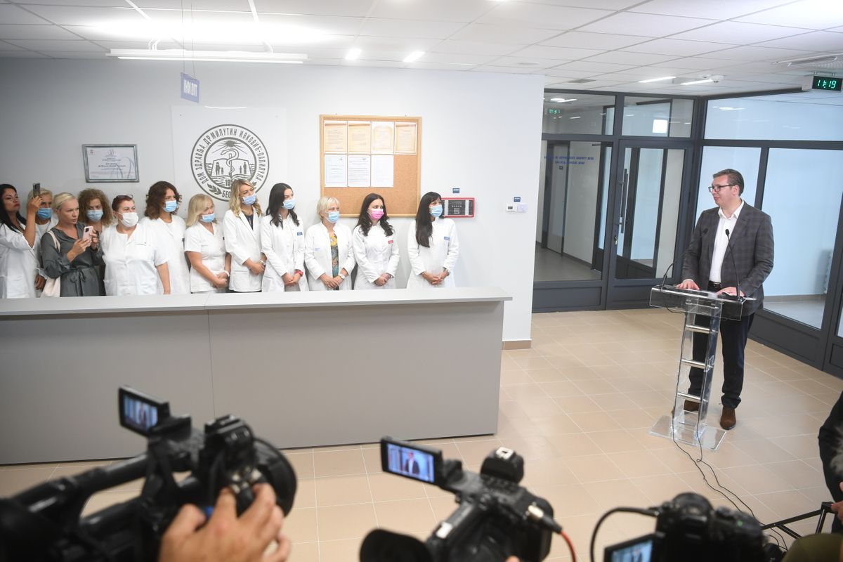 Председник Вучић присуствоваo отварању Здравствене станице Борча