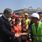 Predsednik Vučić obišao radove na izgradnji kompresorske stanice Velika Plana