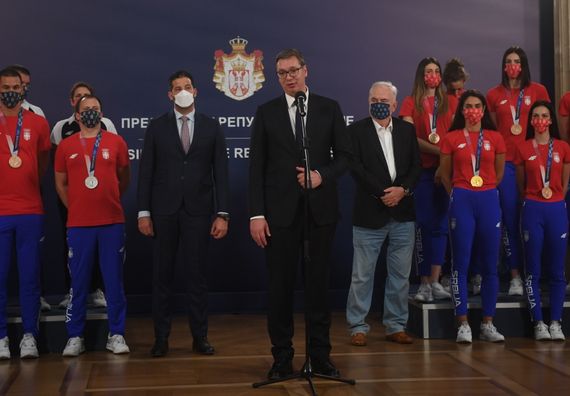 Пријем за спортисте и чланове Олимпијског тима Србије