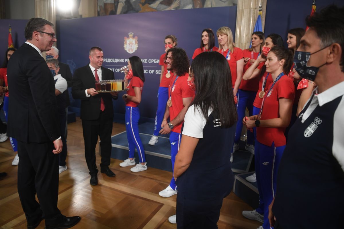 Пријем за спортисте и члане Олимпијског тима Србије