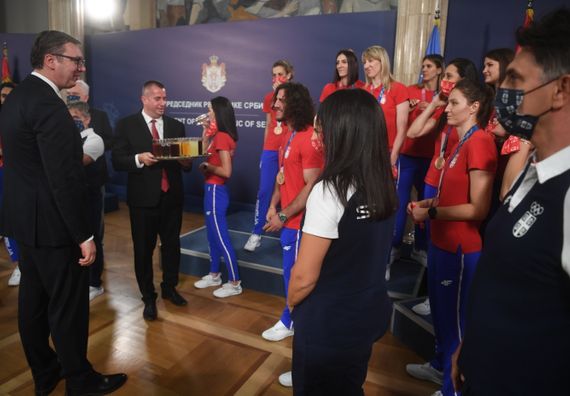 Пријем за спортисте и чланове Олимпијског тима Србије