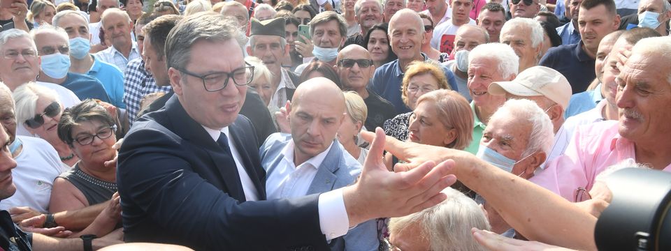 Predsednik Vučić obišao grad Užice, opštinu Bajinu Baštu i turističko naselje Mećavnik–Drvengrad