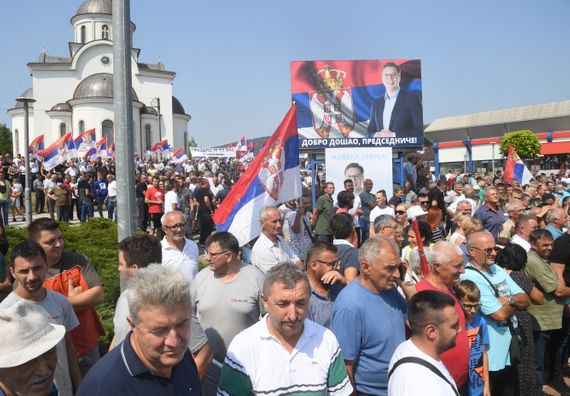 Predsednik Vučić obišao grad Užice, opštinu Bajinu Baštu i turističko naselje Mećavnik–Drvengrad