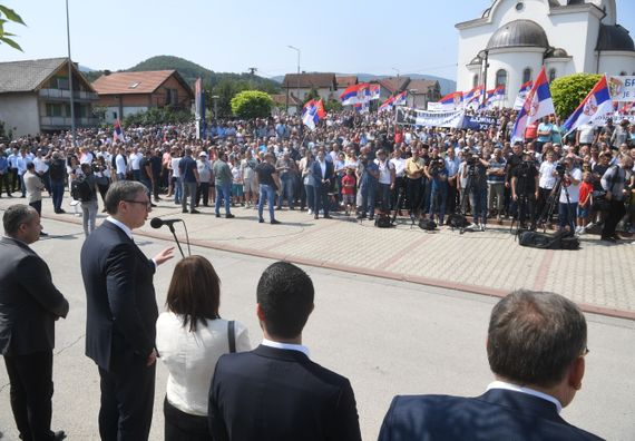 Predsednik Vučić obišao grad Užice, opštinu Bajinu Baštu i turističko naselje Mećavnik–Drvengrad