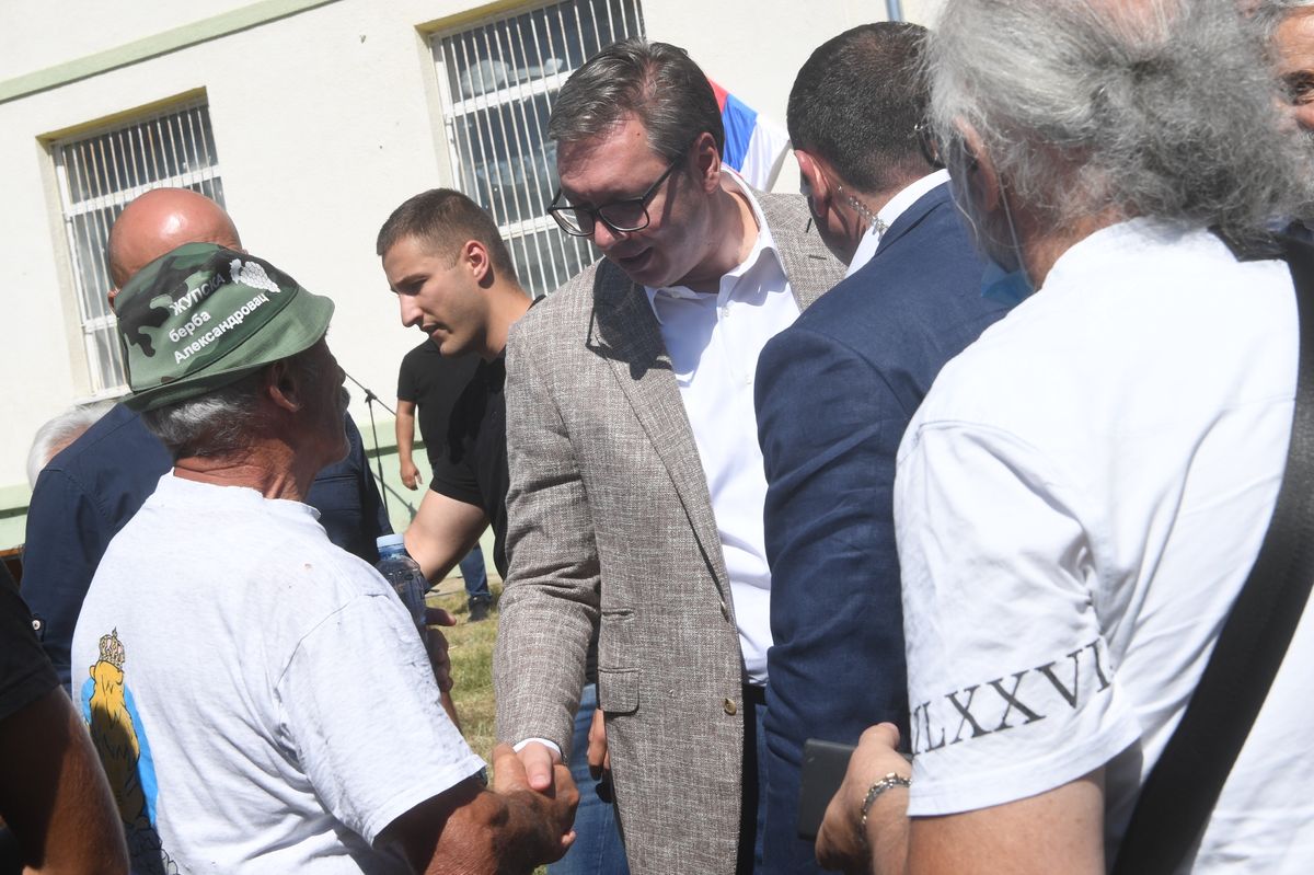 Predsednik Vučić obišao Prokuplje, Blace i Brus