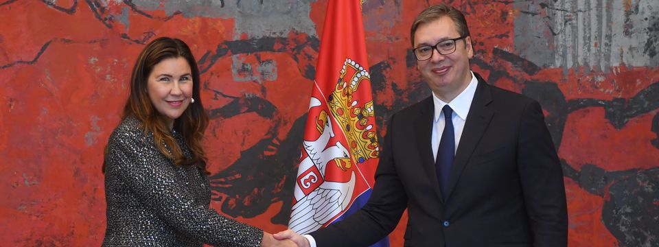 Predsednik Vučić primio akreditivna pisma novoimenovane ambasadorke Kraljevine Švedske
