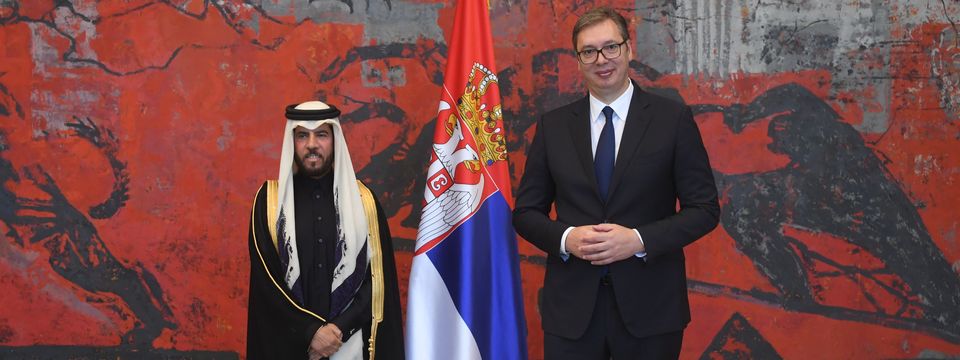 Председник Вучић примио акредитивна писма амбасадора Државе Катар