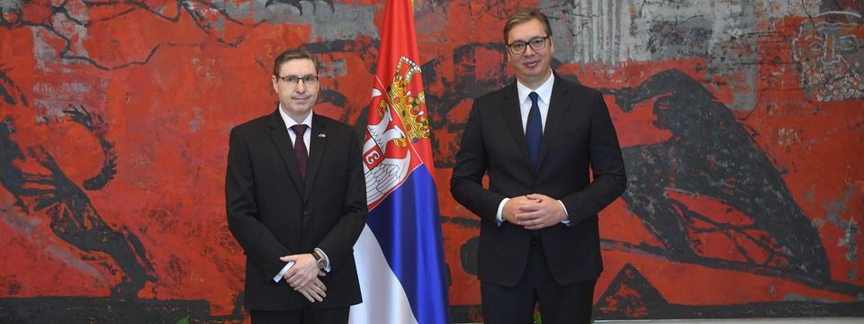 Predsednik Vučić primio akreditivna pisma novog ambasadora Australije