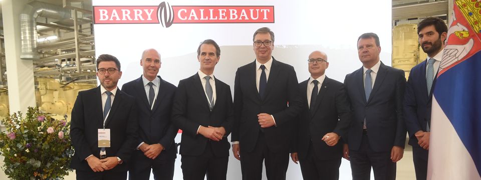 Председник Вучић присуствоваo отварању фабрике „Barry Callebaut“