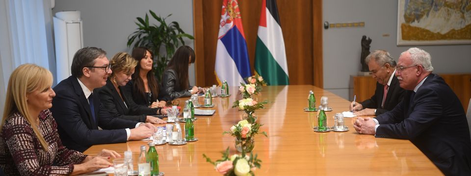 Састанак са министром спољних послова Државе Палестине