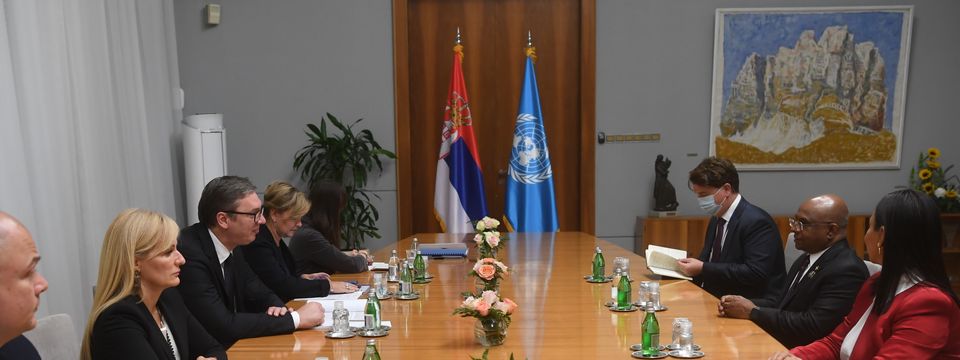 Sastanak sa predsednikom Generalne skupštine Ujedinjenih nacija