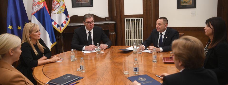 Састанак са министром унутрашњих послова, државним секретаром Министарства правде, Републичким јавним тужиоцем и Тужиоцем за ратне злочине