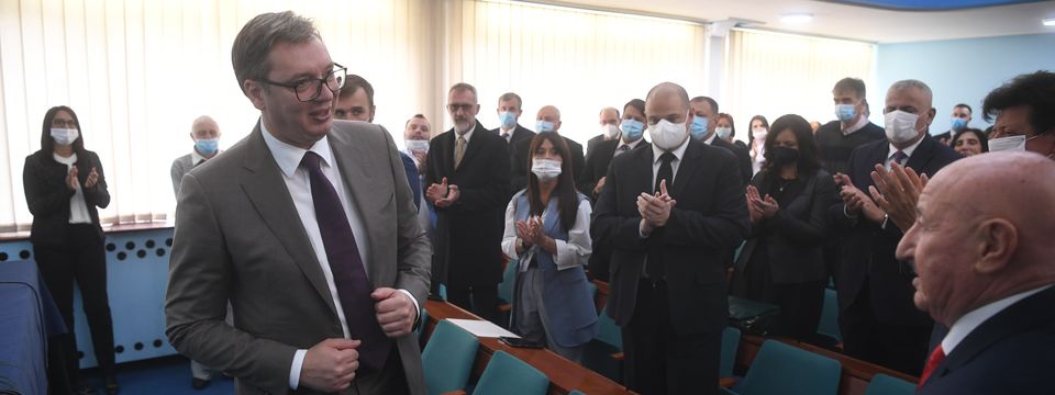 Predsednik Vučić prisustvovao svečanoj sednici Skupštine grada Jagodine