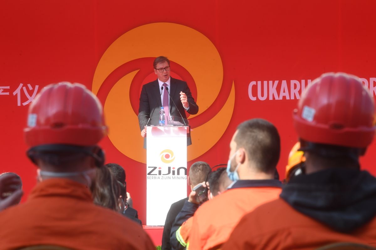 Председник Вучић присуствовао свечаном отварању рудника бакра и злата „Чукару Пеки“