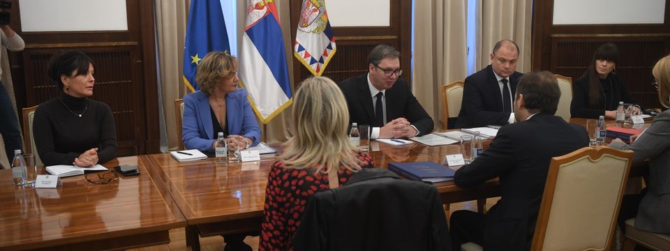 Sastanak sa šefom delegacije Evropske unije u Srbiji