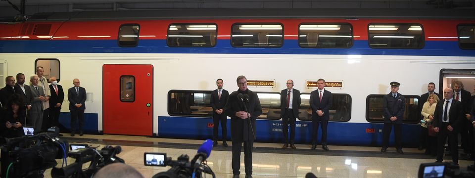 Predsednik Vučić prisustvovao primopredaji novog voza za velike brzine "Stadler kiss" kompanije "Stadler Bussnang AG"