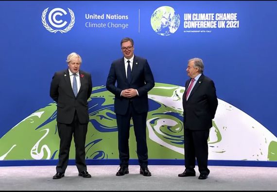 Predsednik Vučić na Samitu lidera o klimatskim promenama – COP26 u Glazgovu