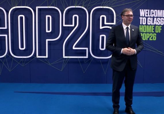 Predsednik Vučić na Samitu lidera o klimatskim promenama – COP26 u Glazgovu