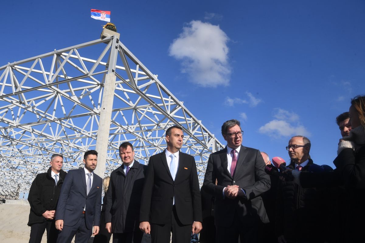 Predsednik Vučić prisustvovao svečanosti povodom završetka prve faze radova na izgradnji druge fabrike kompanije 