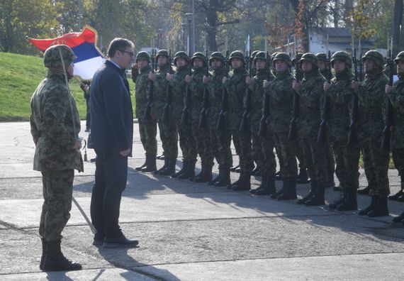 Predsednik Vučić prisustvovao obuci jedinica Rečne flotile