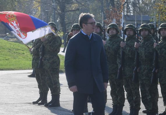 Predsednik Vučić prisustvovao obuci jedinica Rečne flotile