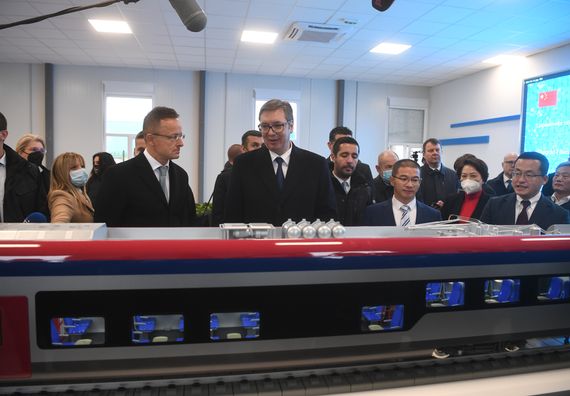 Председник Вучић присуствовао церемонији обележавања почетка радова на деоници Нови Сад-Келебија