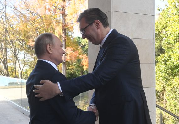 Састанак председника Вучића са председником Руске Федерације