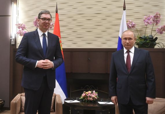 Sastanak predsednika Vučića sa predsednikom Ruske Federacije